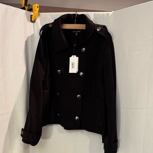 Universal Standard NWT Nadia Crepe Jersey Military Jacket